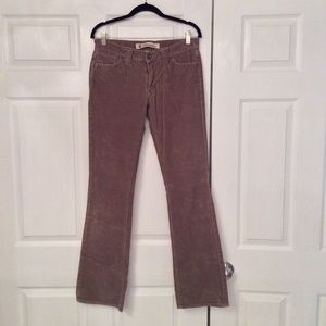 Corduroy boot-cut pants.  Long length!!